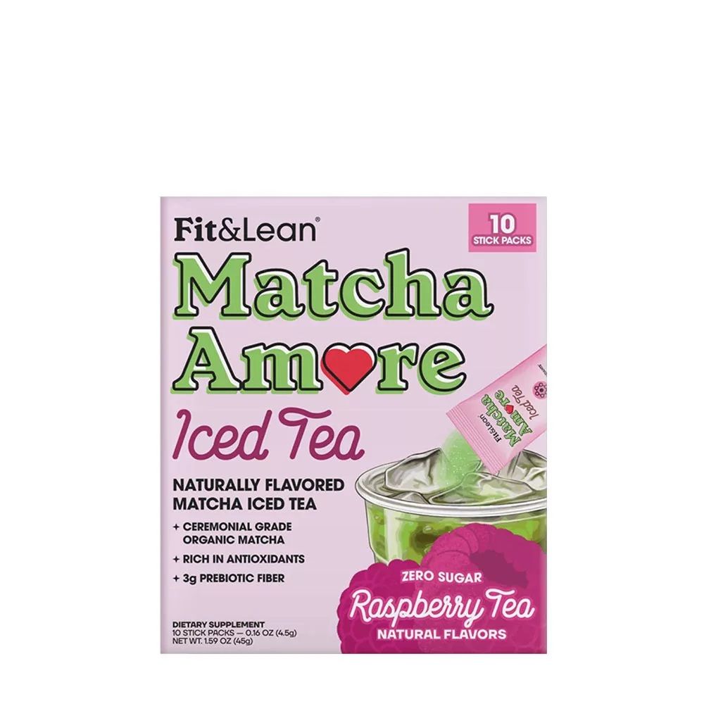 FIT & LEAN - MATCHA AMORE ICED TEA - MATCHA JEGES TEA - 10 ADAG - 45 G