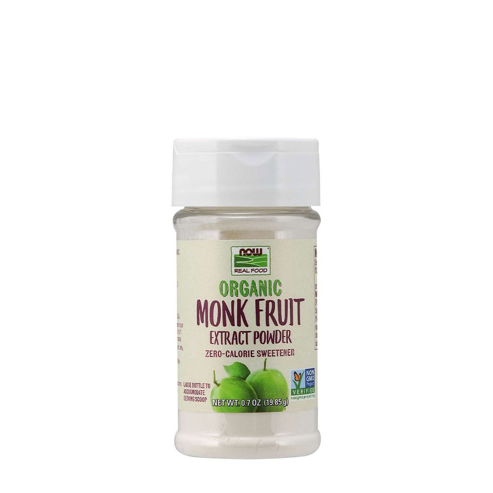 NOW - MONK FRUIT EXTRACT - NULLA KALÓRIATARTALMÚ ÉDESÍTŐSZER - 19.85 G