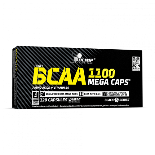 OLIMP SPORT - BCAA 1100 MEGA CAPS - 120 KAPSZULA