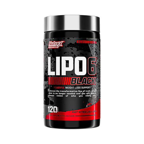 NUTREX - LIPO-6 BLACK EU - ZSÍRÉGETŐ FORMULA - 120 KAPSZULA