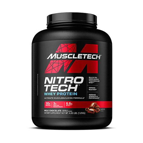 MUSCLETECH - NITRO TECH WHEY PROTEIN - 4 LBS - 1800 G