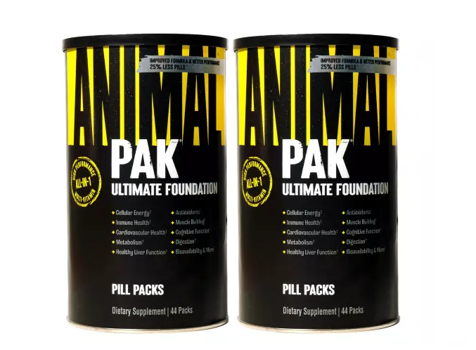 UNIVERSAL NUTRITION - ANIMAL PAK DOUBLE PACK - KOMPLEX MULTIVITAMIN CSOMAG - 2X44 PAK