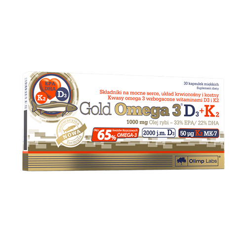 OLIMP SPORT - GOLD OMEGA 3 D3+K2 - 30 KAPSZULA