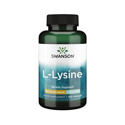 SWANSON - FREE FORM L-LYSINE 500 MG - 100 KAPSZULA