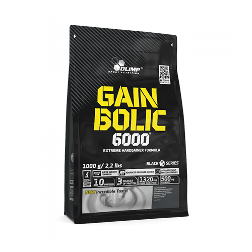 OLIMP SPORT - GAIN BOLIC 6000 - TÖMEGNÖVELŐ FEHÉRJE - 1000 G