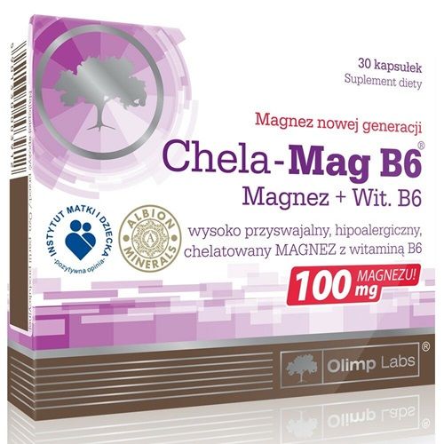 OLIMP SPORT - CHELA-MAG B6 - 30 KAPSZULA