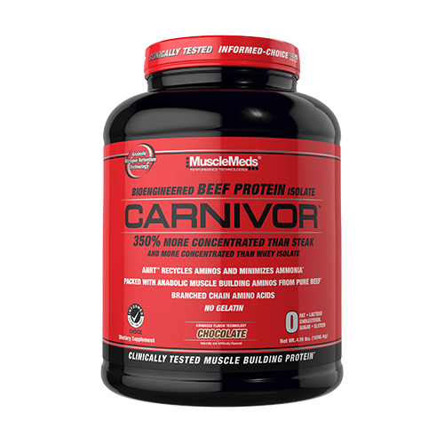 MUSCLEMEDS - CARNIVOR - HIDROLIZÁLT MARHAFEHÉRJE - 4 LBS - 56 ADAG - 1624-1820 G