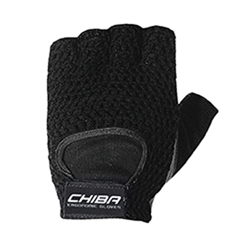 CHIBA GLOVES - ATHLETIC GLOVES - HORGOLT EDZŐKESZTYŰ - FEKETE