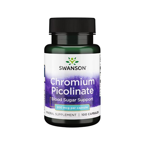 SWANSON - CHROMIUM PICOLINATE 200 MCG - 100 KAPSZULA