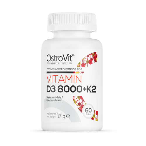 OSTROVIT - VITAMIN D3 8000 IU+K2 - 60 TABLETTA