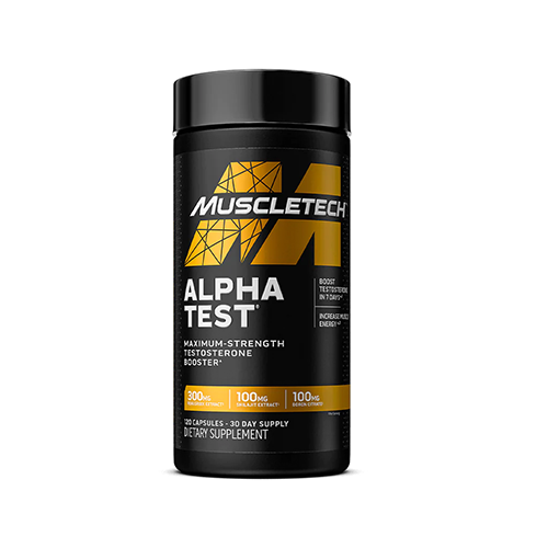 MUSCLETECH - ALPHA TEST - TESZTOSZTERONSZINT FOKOZÓ - 120 KAPSZULA