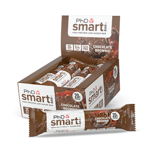 PHD NUTRITION - SMART BAR - 12X64 G - CHOCOLATE BROWNIE/CSOKOLÁDÉS BROWNIE