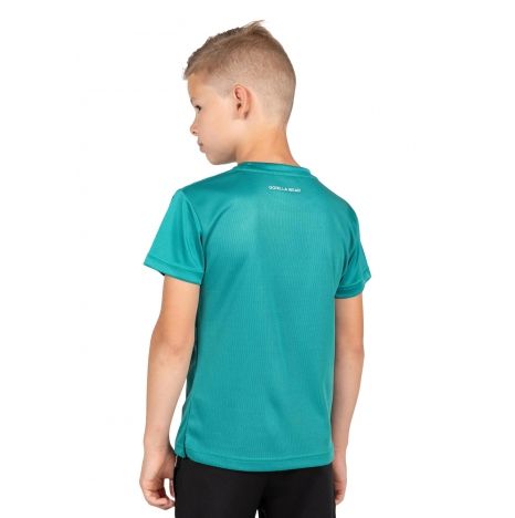 GORILLA WEAR - VERNON KIDS T-SHIRT - GYEREK PÓLÓ - TEAL GREEN/KÉKESZÖLD