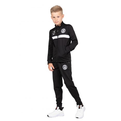 GORILLA WEAR - VERNON KIDS TRACK JACKET - GYEREK PULÓVER - BLACK/FEKETE