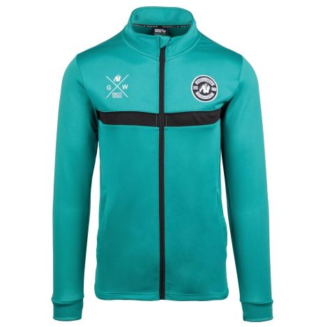 GORILLA WEAR - VERNON KIDS TRACK JACKET - GYEREK PULÓVER - TEAL GREEN/KÉKESZÖLD