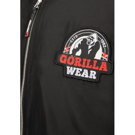 GORILLA WEAR - COVINGTON BOMBER JACKET - FÉRFI KABÁT - BLACK/FEKETE