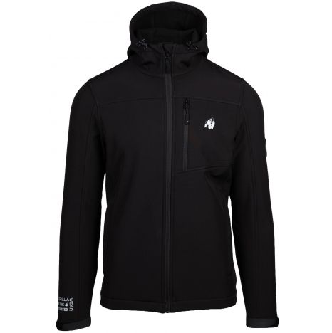 GORILLA WEAR - FOSTER SOFTSHELL JACKET - FÉRFI KABÁT - BLACK/FEKETE