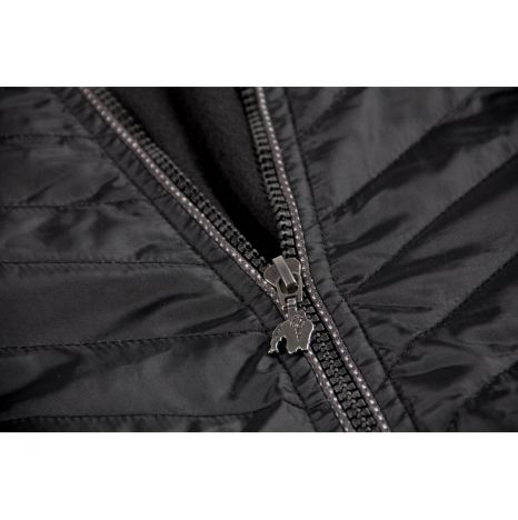 GORILLA WEAR - JEFFERSON FRONT PADDED JACKET - FÉRFI KABÁT - BLACK/FEKETE