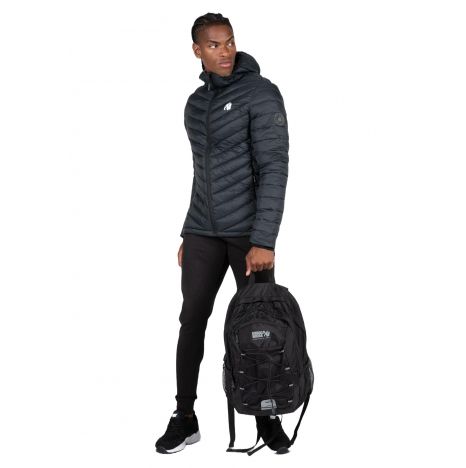 GORILLA WEAR - OSBORN PUFFER JACKET - FÉRFI KABÁT - BLACK/FEKETE