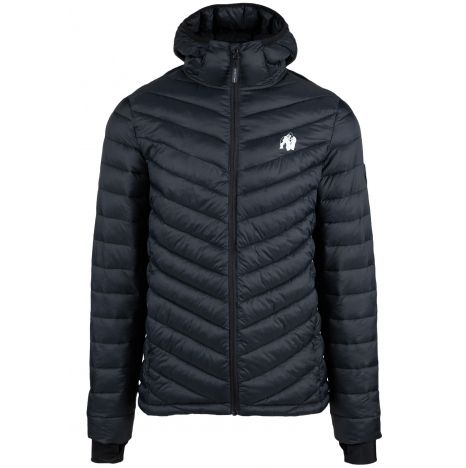 GORILLA WEAR - OSBORN PUFFER JACKET - FÉRFI KABÁT - BLACK/FEKETE