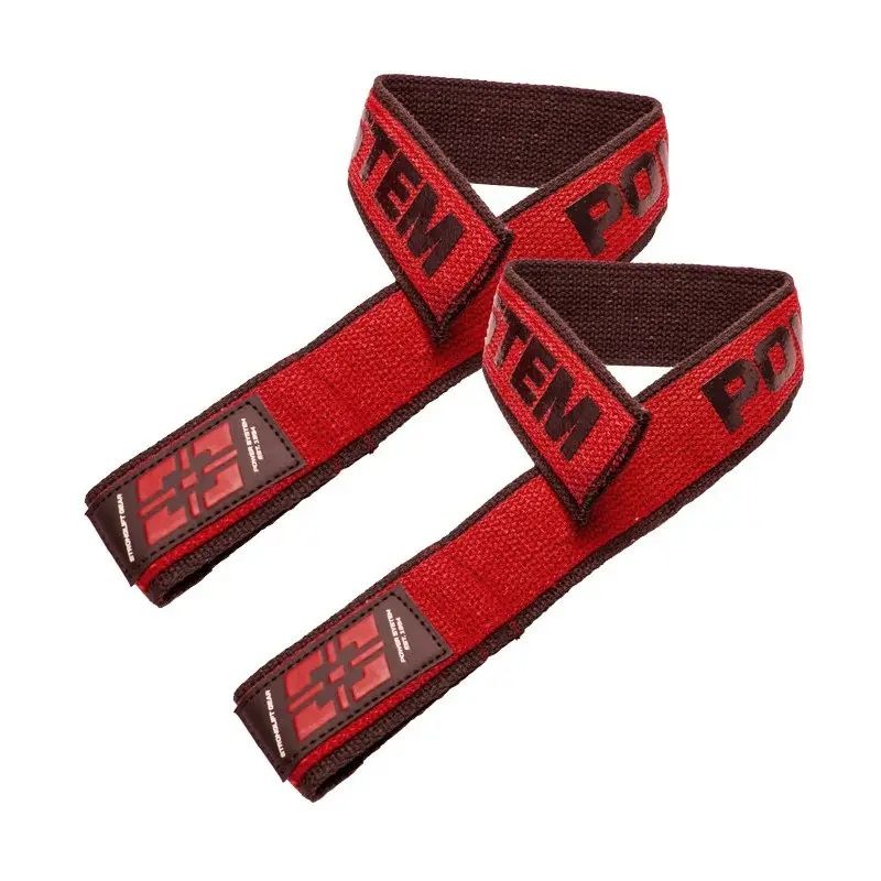 POWER SYSTEM - LIFTING STRAPS PS3401 - DUPLEX EDZŐHEVEDER - FEKETE/PIROS