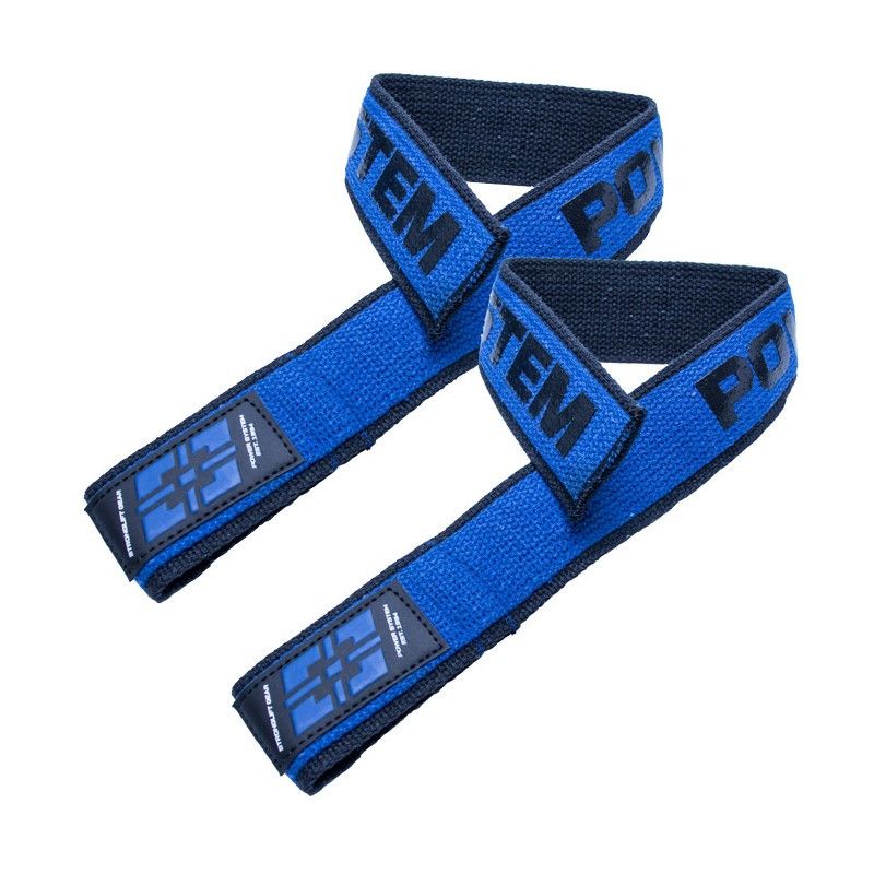 POWER SYSTEM - LIFTING STRAPS PS3401 - DUPLEX EDZŐHEVEDER - FEKETE/KÉK