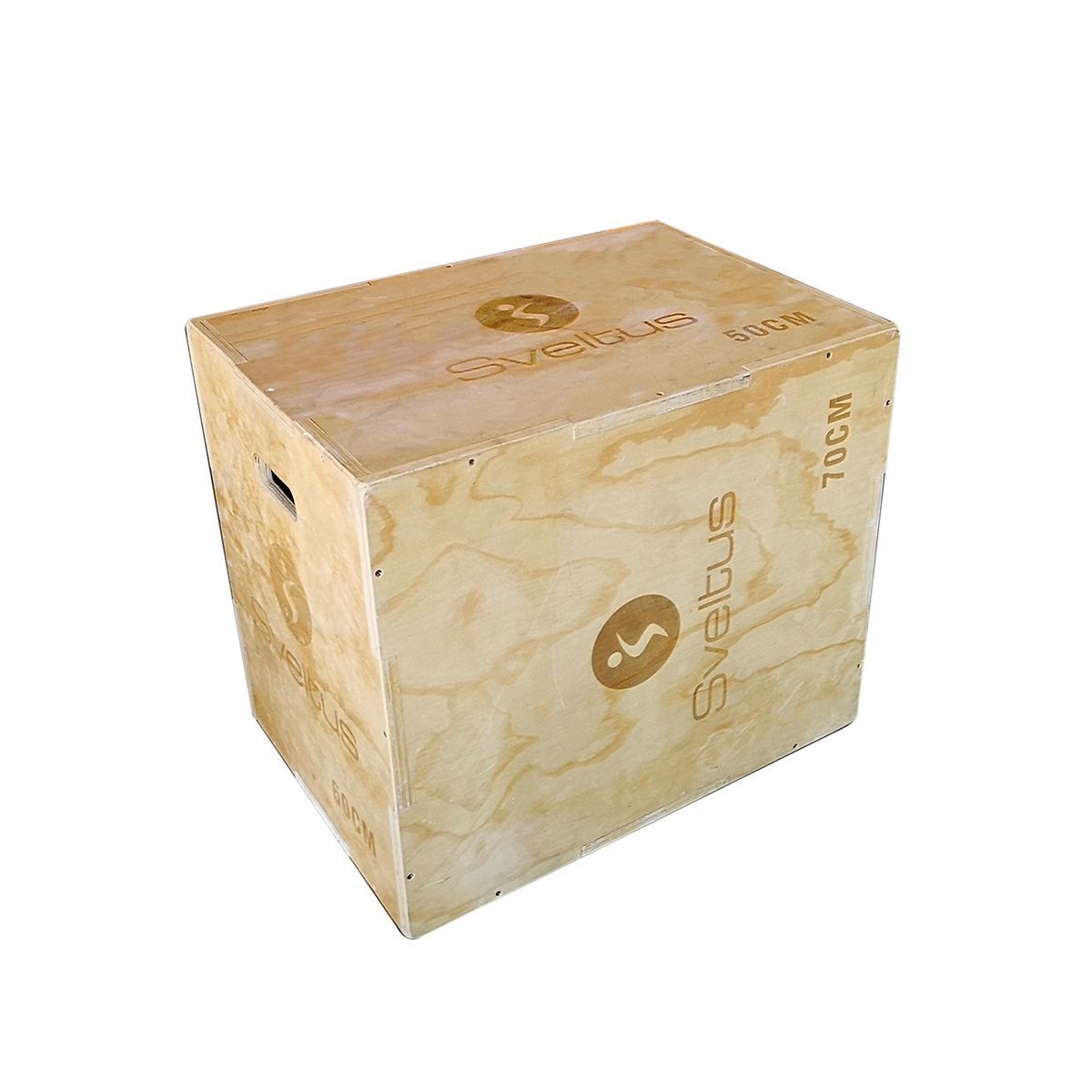 SVELTUS - WOOD PLYO BOX LARGE - FA PLYOBOX NAGY - 50 X 60 X 70 CM