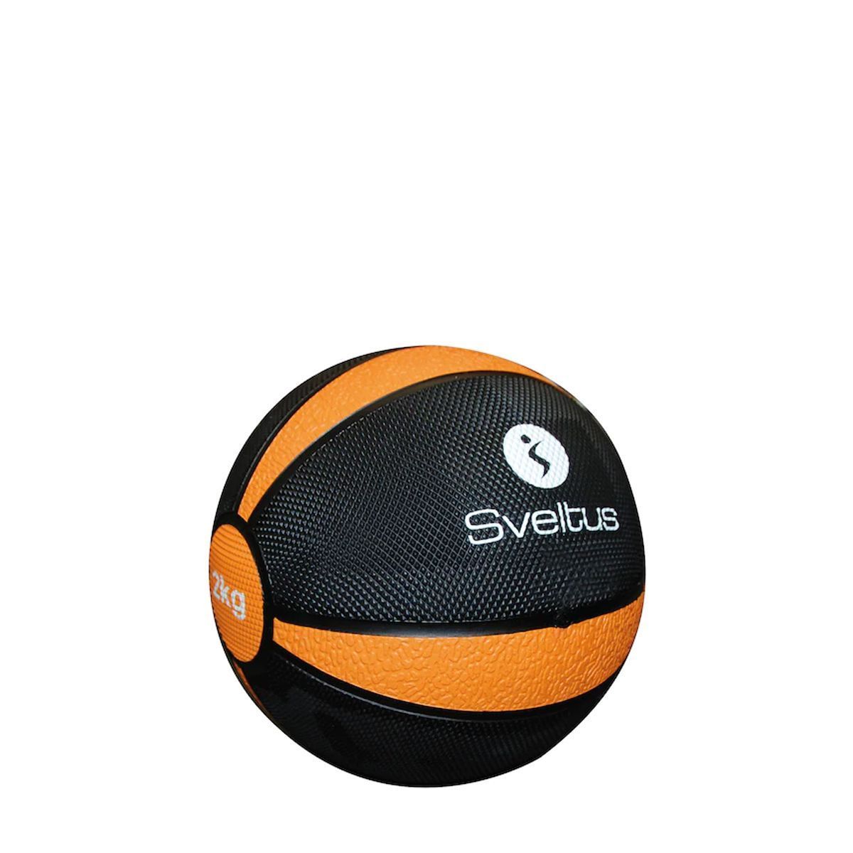 SVELTUS - MEDICIN BALL - MEDICIN LABDA GUMI BORÍTÁSSAL - 2 KG