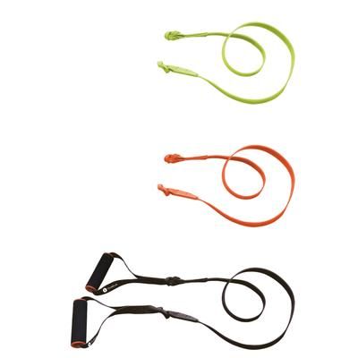 SVELTUS - FITNESS ELASTIC BAND SET - 3 RÉSZES GUMIKÖTÉL SZETT FOGANTYÚVAL