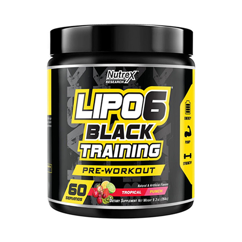 NUTREX - LIPO-6 BLACK TRAINING - 264 G