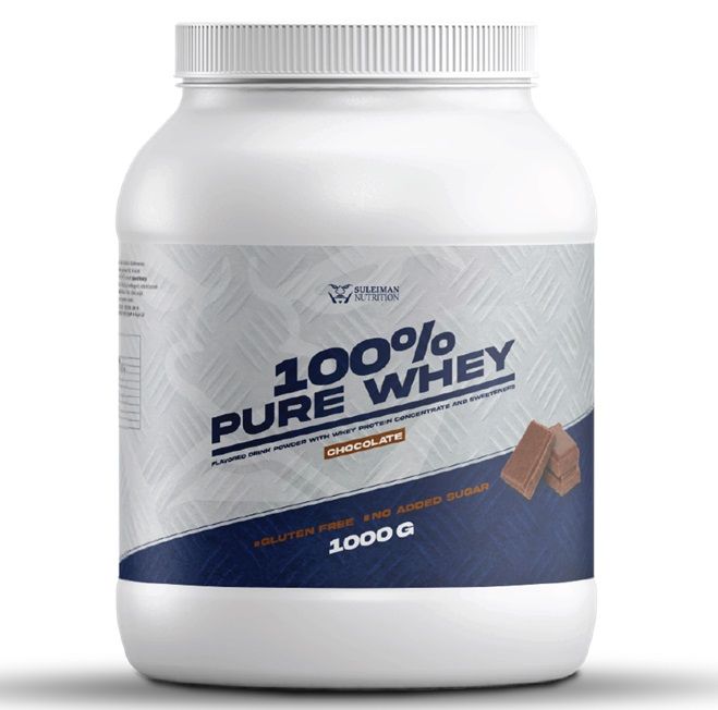 SULEIMAN NUTRITION - 100% PURE WHEY PROTEIN - TEJSAVÓ FEHÉRJE - 1000 G