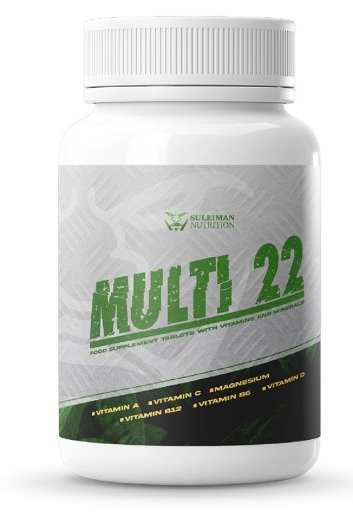 SULEIMAN NUTRITION - MULTI 22 - KOMPLEX MULTIVITAMIN - 100 TABLETTA