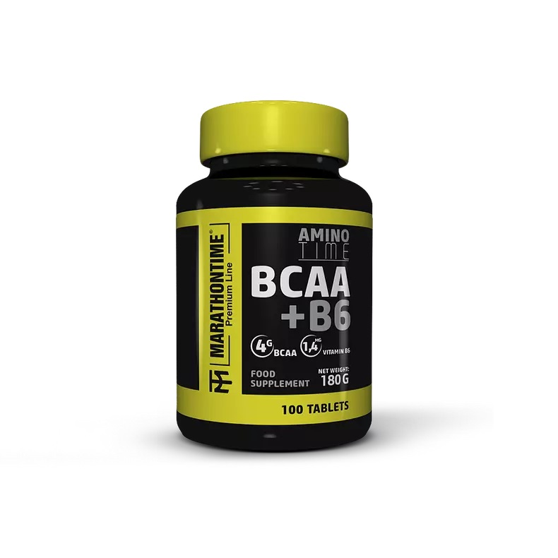 MARATHONTIME - PRÉMIUM BCAA+B6 VITAMIN - 100 TABLETTA