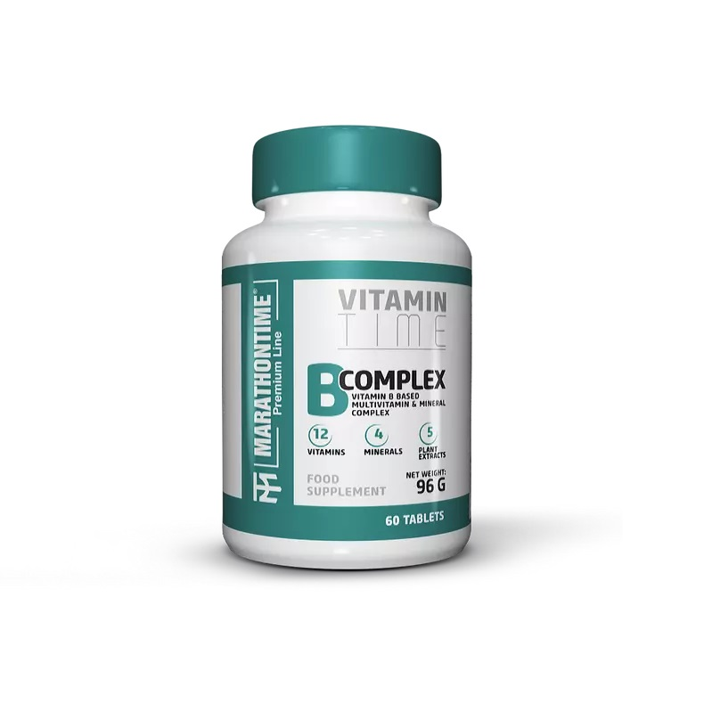 MARATHONTIME - B-COMPLEX PRÉMIUM MULTIVITAMIN - 60 TABLETTA