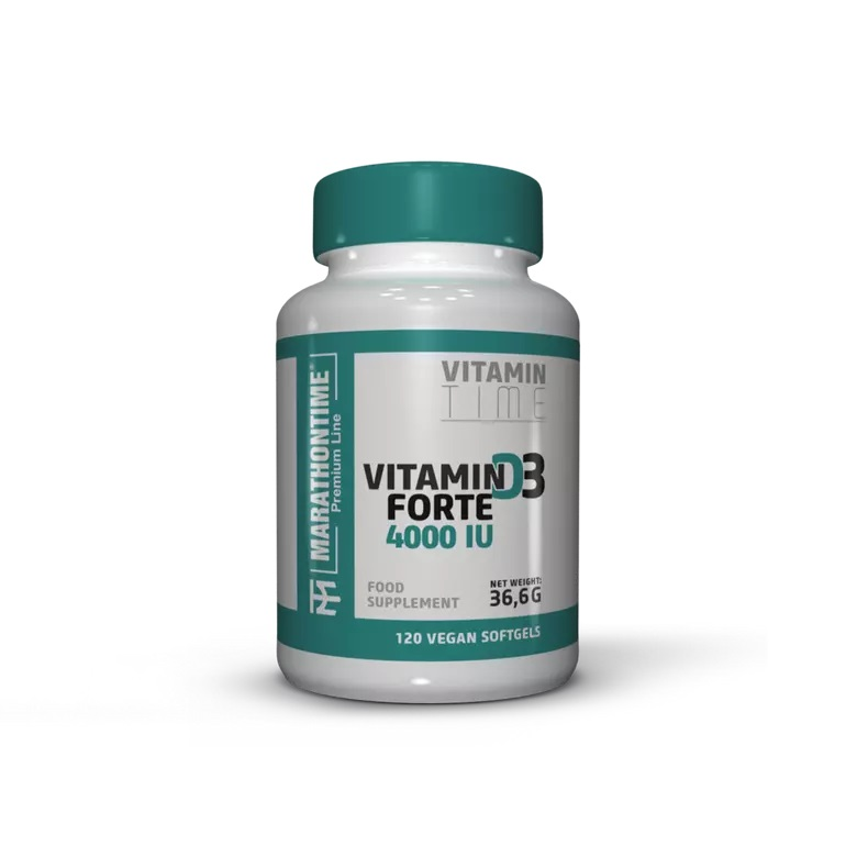 MARATHONTIME - D-VITAMIN FORTE 4000NE VEGÁN - 120 KAPSZULA