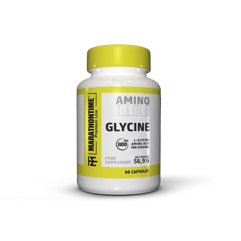 MARATHONTIME - GLYCINE - ALVÁSSEGÍTŐ FORMULA - 60 KAPSZULA