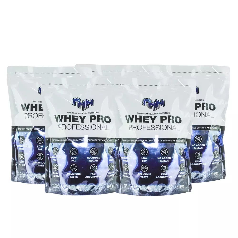 MHN SPORT SUPPLEMENTS - WHEY PRO PROFESSIONAL - 5-ÖS CSOMAG - 5X1000 G