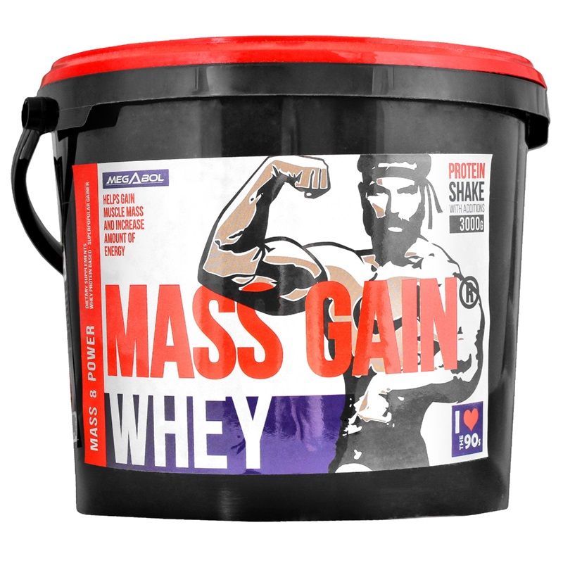 MEGABOL - MASS GAIN WHEY - TÖMEGNÖVELŐ ÉS SZÉNHIDRÁT KOMPLEX - 3000 G