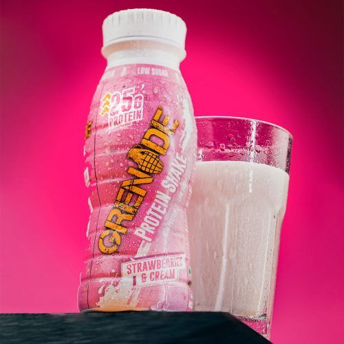 GRENADE - PROTEIN SHAKE - STRAWBERRIES CREAM/EPERKRÉM - 8X330 ML