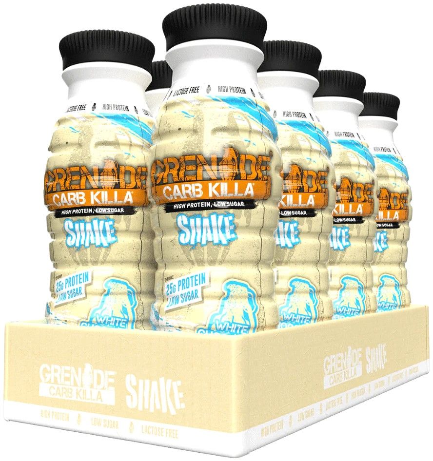 GRENADE - PROTEIN SHAKE - WHITE CHOCOLATE/FEHÉRCSOKOLÁDÉ - 8X330 ML