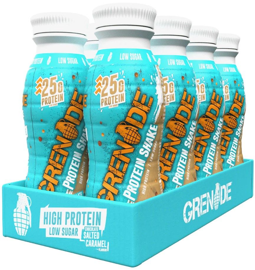 GRENADE - PROTEIN SHAKE - SALTED CARAMEL/SÓSKARAMELL - 8X330 ML