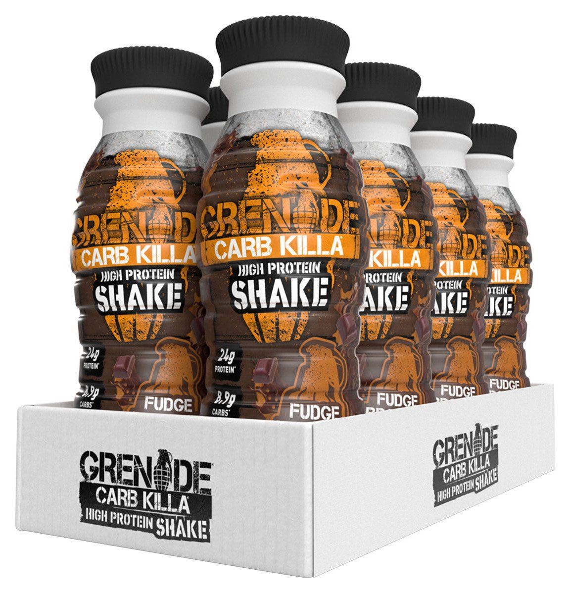 GRENADE - PROTEIN SHAKE - FUDGE BROWNIE/BROWNIES CSOKOLÁDÉ - 8X330 ML