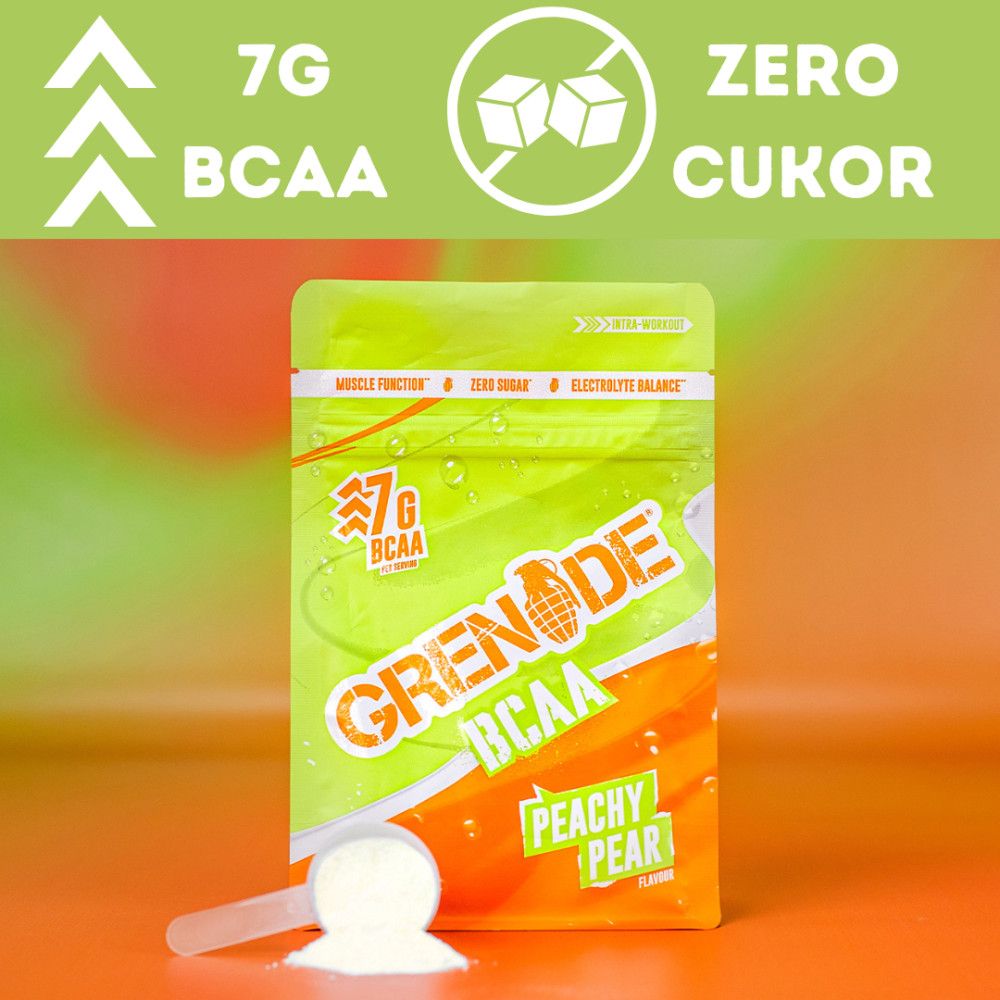 GRENADE - BCAA - PEACHY PEAR/BARACKOS KÖRTE - 390 G