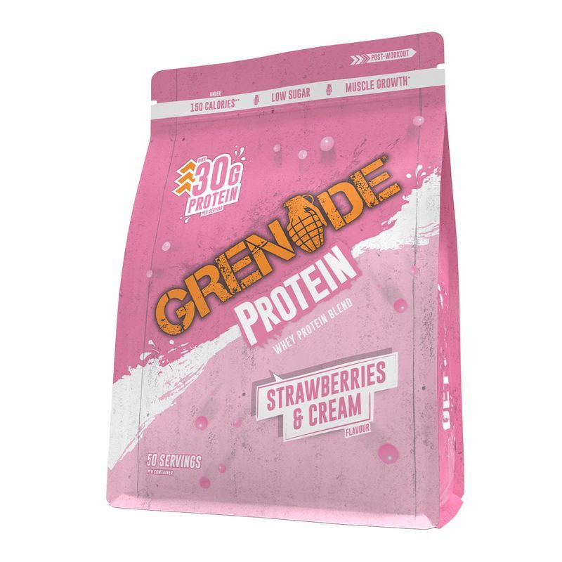 GRENADE - PROTEIN POWDER - STRAWBERRY CREAM/EPERKRÉM - 2000 G