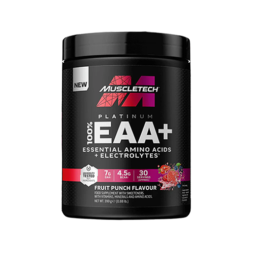 MUSCLETECH - 100% PLATINUM EAA+ ESSENTIAL AMINO ACIDS WITH ELECTROLYTES - 400 G