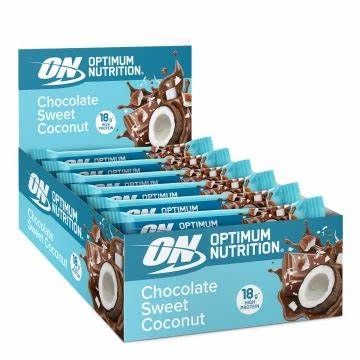 OPTIMUM NUTRITION - CHOCOLATE SWEET COCONUT PROTEIN BAR - 12X59 G