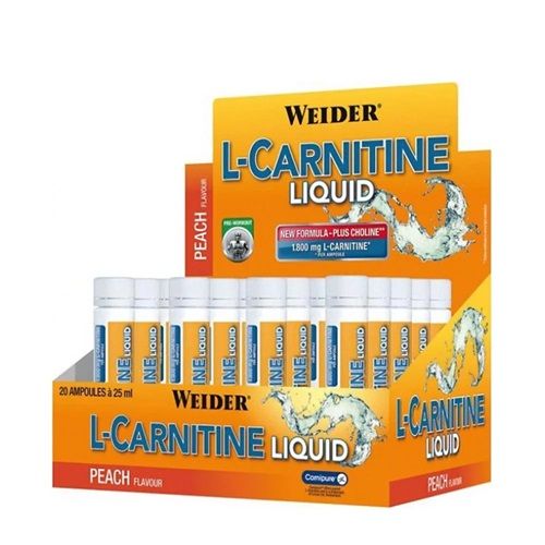 WEIDER - L-CARNITINE LIQUID - FOLYÉKONY L-KARNITIN ITAL - 20X25 ML