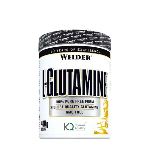 WEIDER - L-GLUTAMINE - 100% TISZTASÁGÚ GLUTAMIN - 400 G