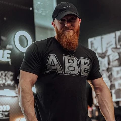 APPLIED NUTRITION - ABE T-SHIRT BLACK - FEKETE RÖVID UJJÚ EDZŐPÓLÓ