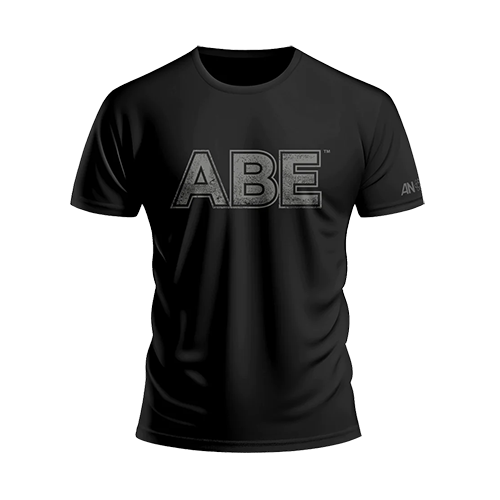 APPLIED NUTRITION - ABE T-SHIRT BLACK - FEKETE RÖVID UJJÚ EDZŐPÓLÓ